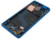 PREMIUM Full screen AMOLED (LCD / display + digitizer / touch) black with glacier blue frame "glacier blue" for Xiaomi Mi 9T / Xiaomi MI 9T Pro / Redmi K20 - PREMIUM quality
